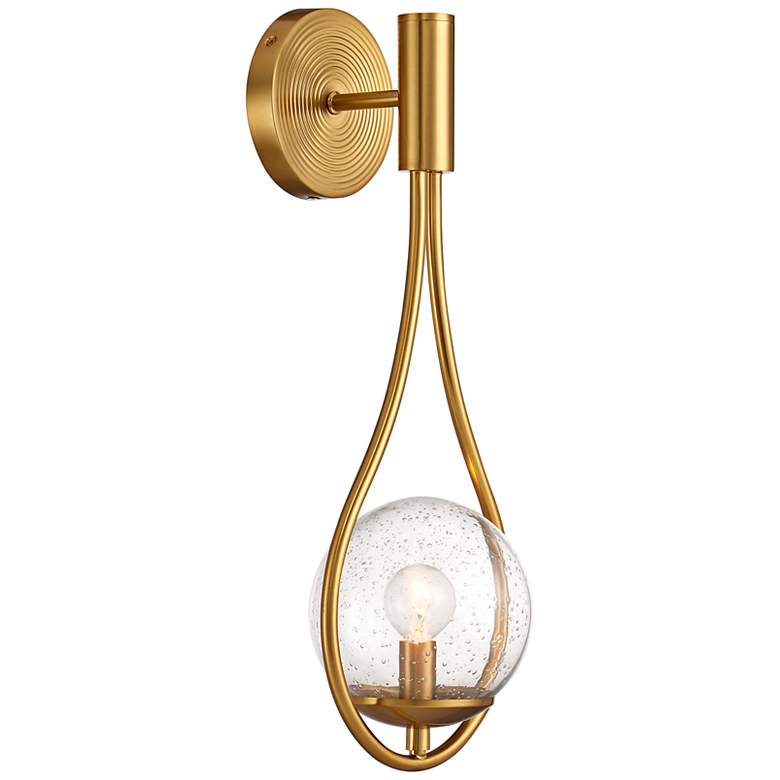 Image 5 Savoy House Encino 20" High Warm Brass Wall Sconce more views