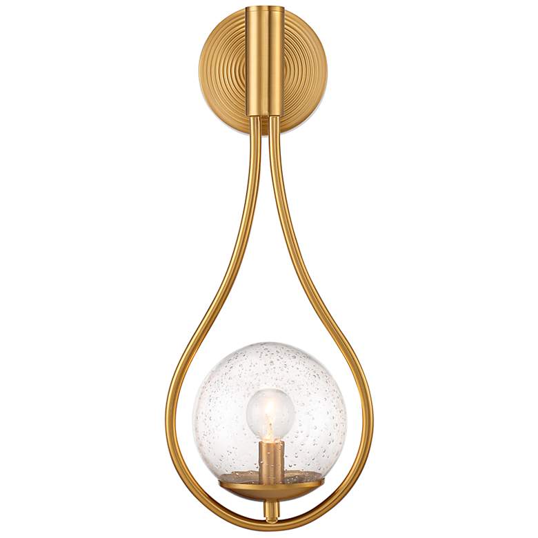 Image 6 Savoy House Encino 20" High Warm Brass Wall Sconce more views