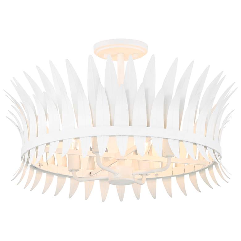 Image 5 Savoy House Ensley 20"W Bisque White 4-Light Ceiling Light more views