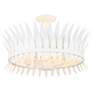 5_Savoy House Ensley 20"W Bisque White 4-Light Ceiling Light more views