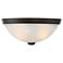 Savoy House Essentials 11" Wide English Bronze 2-Light Ceiling Light