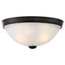 3_Savoy House Essentials 11" Wide English Bronze 2-Light Ceiling Light more views