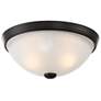 4_Savoy House Essentials 11" Wide English Bronze 2-Light Ceiling Light more views