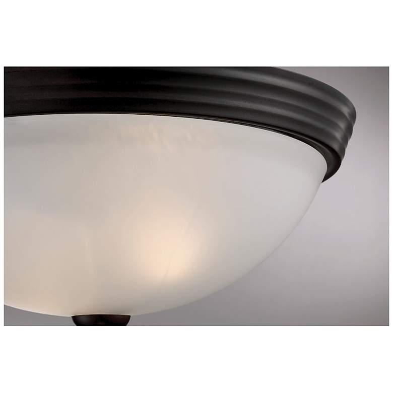 Image 6 Savoy House Essentials 11" Wide English Bronze 2-Light Ceiling Light more views