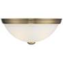 Savoy House Essentials  11" Wide Warm Brass 2-Light Ceiling Light
