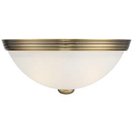 Image1 of Savoy House Essentials 11" Wide Warm Brass 2-Light Ceiling Light
