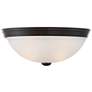 1_Savoy House Essentials 13" Wide English Bronze 2-Light Ceiling Light