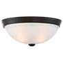 3_Savoy House Essentials 13" Wide English Bronze 2-Light Ceiling Light more views