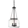 2_Savoy House Essentials Akron 12" Wide English Bronze 3-Light Pendant