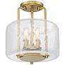 2_Savoy House Essentials Avalon 11.38" Wide Warm Brass 3-Light Ceiling L more views