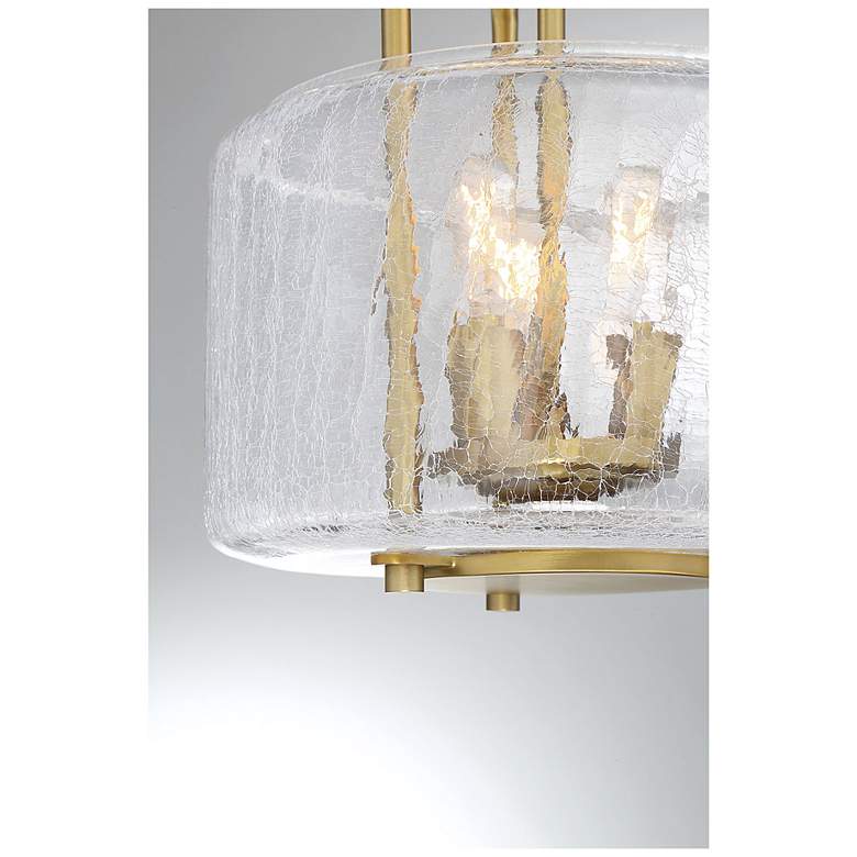 Image 6 Savoy House Essentials Avalon 11.38" Wide Warm Brass 3-Light Ceiling L more views