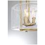 6_Savoy House Essentials Avalon 11.38" Wide Warm Brass 3-Light Ceiling L more views