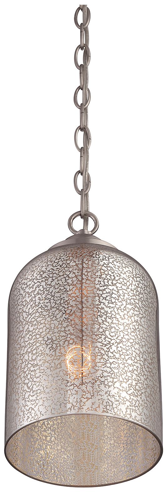Image 2 Savoy House Essentials Bally 6.5" Wide Satin Nickel 1-Light Pendant more views