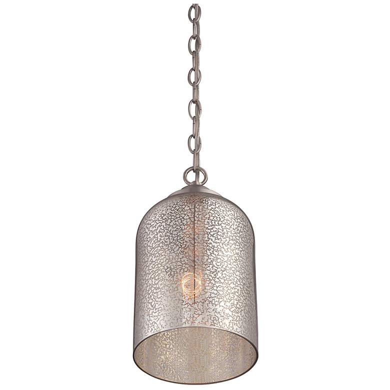 Image 2 Savoy House Essentials Bally 6.5" Wide Satin Nickel 1-Light Pendant more views