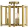 Savoy House Essentials Benson 13" Wide Warm Brass 3-Light Ceiling Ligh