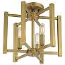 4_Savoy House Essentials Benson 13" Wide Warm Brass 3-Light Ceiling Ligh more views