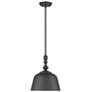 3_Savoy House Essentials Berg 12" Wide Matte Black 1-Light Mini Pendant more views