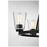 6_Savoy House Essentials Calhoun 25" Wide Matte Black 5-Light Chandelier more views