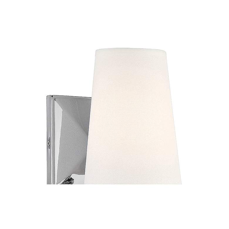 Image 2 Savoy House Essentials Cameron 13" High Polished Nickel 1-Light Wall S more views