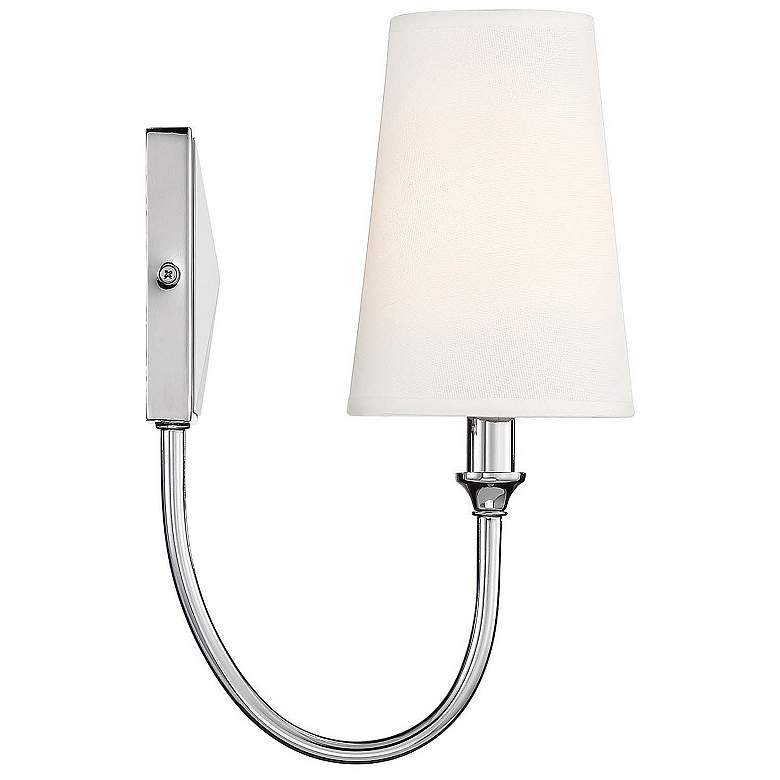 Image 5 Savoy House Essentials Cameron 13" High Polished Nickel 1-Light Wall S more views