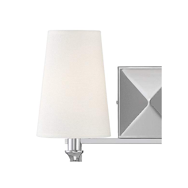 Image 2 Savoy House Essentials Cameron 15" Wide 2-Light Polished Nickel Bath L more views