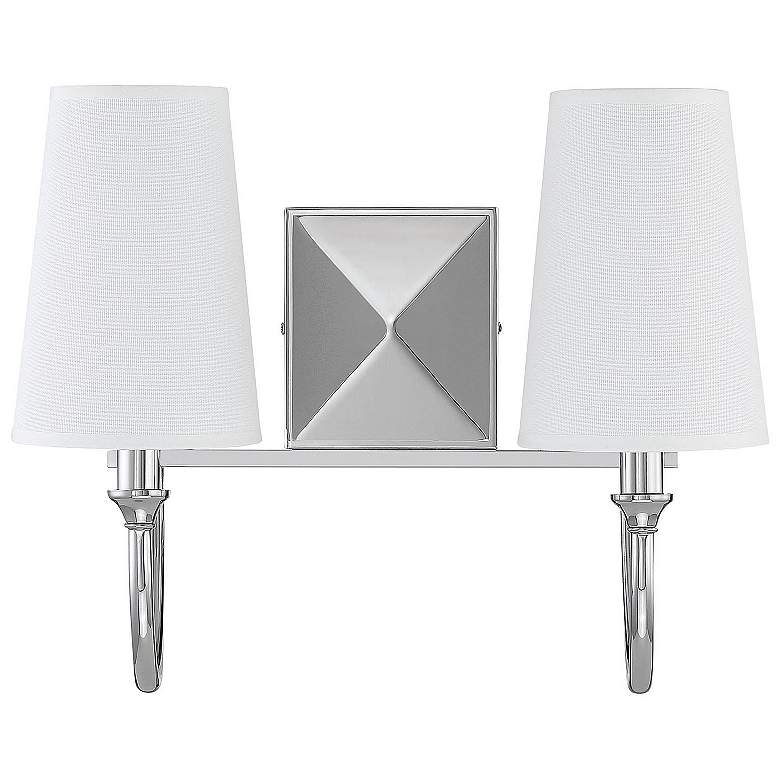 Image 3 Savoy House Essentials Cameron 15" Wide 2-Light Polished Nickel Bath L more views