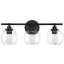 2_Savoy House Essentials Carson 22.5" Wide 3-Light Matte Black Bath Ligh more views