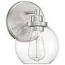 2_Savoy House Essentials Carson 5.5" Wide 1-Light Satin Nickel Bath Ligh more views
