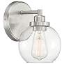 3_Savoy House Essentials Carson 5.5" Wide 1-Light Satin Nickel Bath Ligh more views