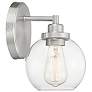 4_Savoy House Essentials Carson 5.5" Wide 1-Light Satin Nickel Bath Ligh more views