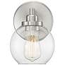 5_Savoy House Essentials Carson 5.5" Wide 1-Light Satin Nickel Bath Ligh more views