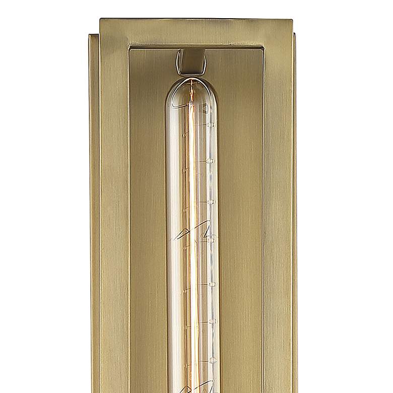 Image 3 Savoy House Essentials Clifton 15.25" High Warm Brass 1-Light Wall Sco more views