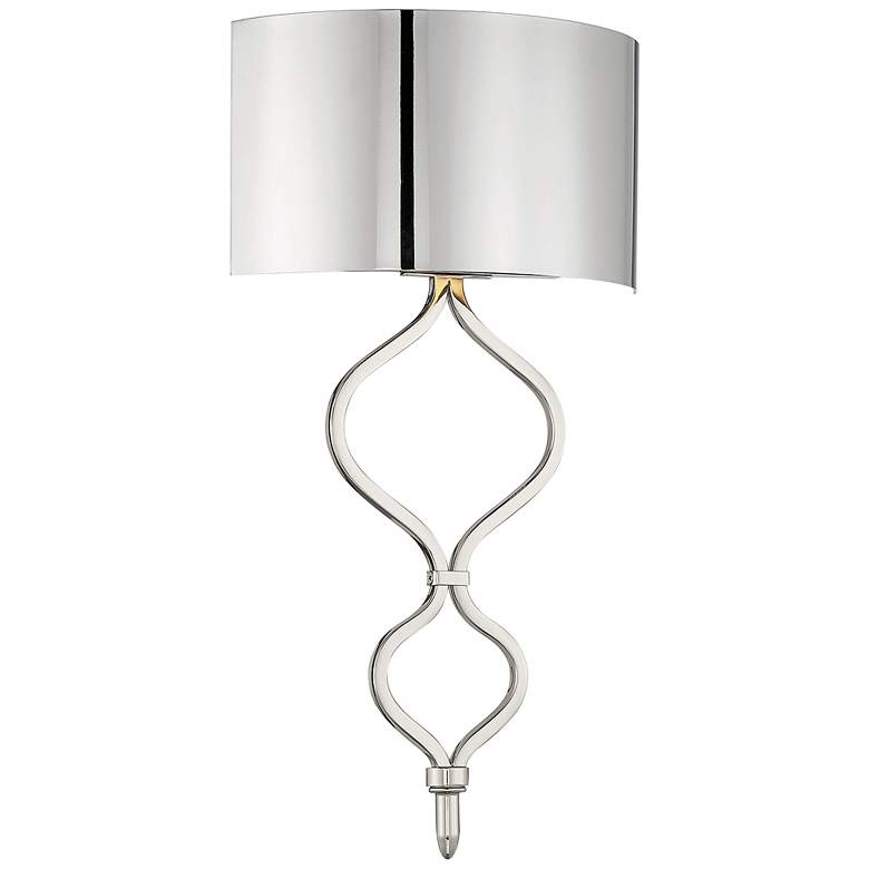Image 1 Savoy House Essentials Como 20" Polished Nickel Integrated LED Wall Sc