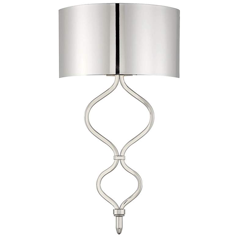 Image 4 Savoy House Essentials Como 20" Polished Nickel Integrated LED Wall Sc more views