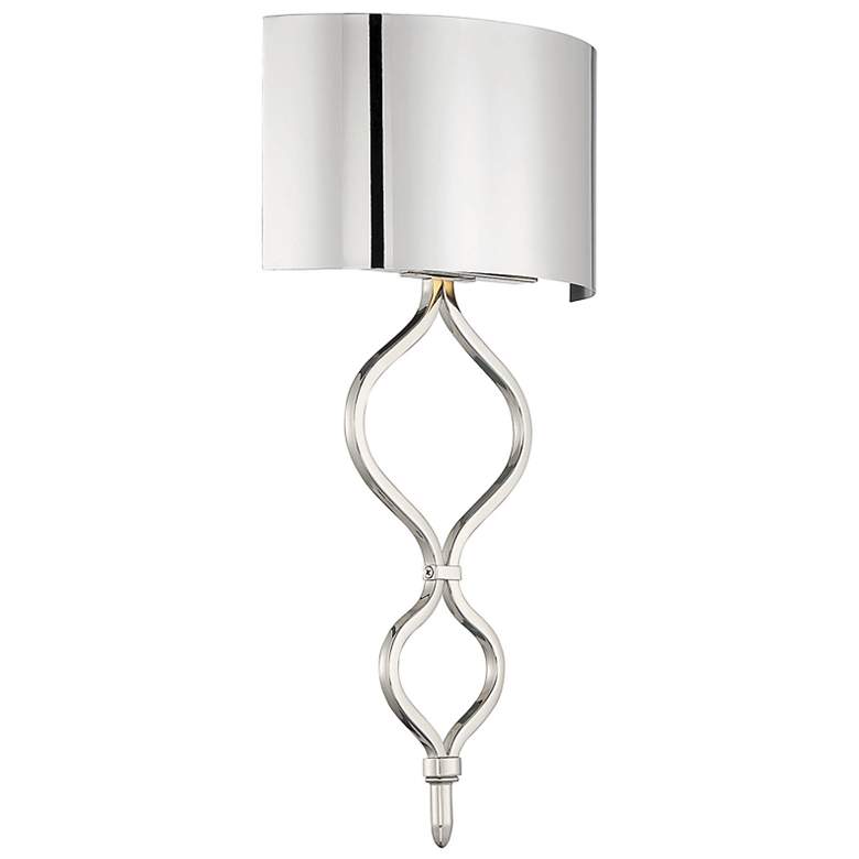 Image 5 Savoy House Essentials Como 20" Polished Nickel Integrated LED Wall Sc more views