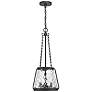2_Savoy House Essentials Crawford 12" Wide Matte Black 3-Light Pendant more views