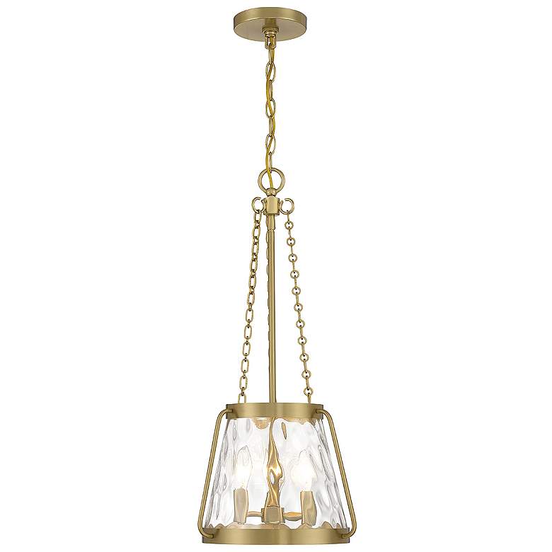 Image 1 Savoy House Essentials Crawford 12" Wide Warm Brass 3-Light Pendant