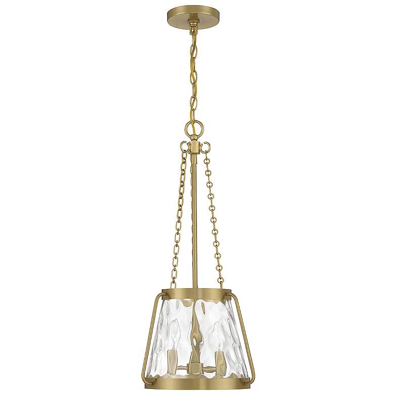 Image 2 Savoy House Essentials Crawford 12" Wide Warm Brass 3-Light Pendant more views