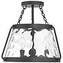 2_Savoy House Essentials Crawford 15" Wide Matte Black 3-Light Ceiling L more views