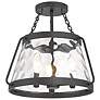 3_Savoy House Essentials Crawford 15" Wide Matte Black 3-Light Ceiling L more views