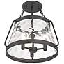 4_Savoy House Essentials Crawford 15" Wide Matte Black 3-Light Ceiling L more views