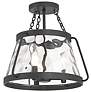 5_Savoy House Essentials Crawford 15" Wide Matte Black 3-Light Ceiling L more views