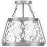 Thumbnail2 of Savoy House Essentials Crawford 15" Wide Satin Nickel 3-Light Ceiling more views