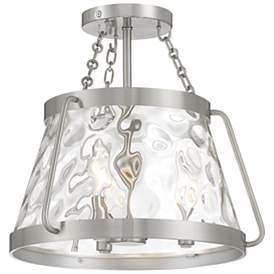 Image5 of Savoy House Essentials Crawford 15" Wide Satin Nickel 3-Light Ceiling more views