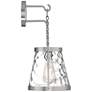 5_Savoy House Essentials Crawford 17.25" High Satin Nickel Wall Sconce more views