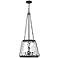 Savoy House Essentials Crawford 18" Wide Matte Black 4-Light Pendant
