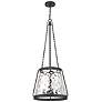3_Savoy House Essentials Crawford 18" Wide Matte Black 4-Light Pendant more views