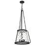 5_Savoy House Essentials Crawford 18" Wide Matte Black 4-Light Pendant more views