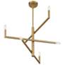4_Savoy House Essentials Cristofer 30" Wide Warm Brass 6-Light Chandelie more views