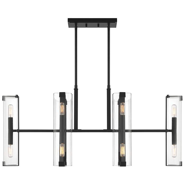 Image 3 Savoy House Essentials Crosby 16" Wide Warm Bras Linear Chandelier more views